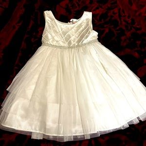 Never worn white baby girl dress